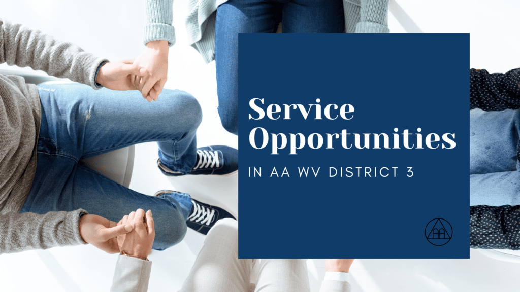 Service Opportunities in AA WV District 3