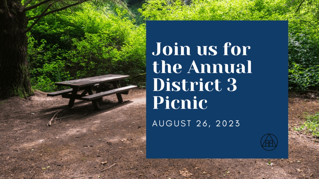 Join Us August 26th for the Annual District 3 Picnic