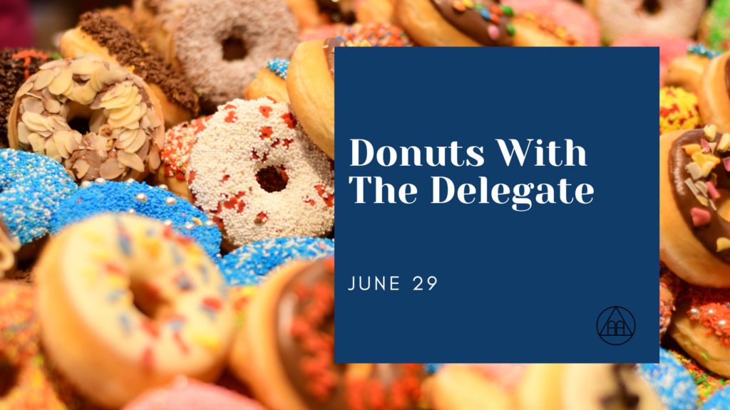 Donuts With The Delegate!
